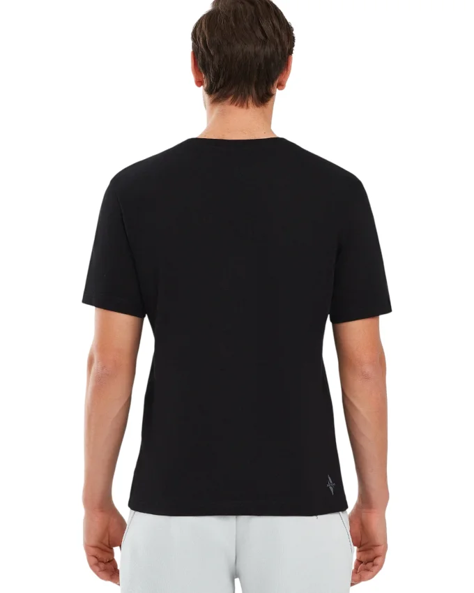 Skechers M Camo Logo T-Shirt SİYAH Erkek Tshirt - 3