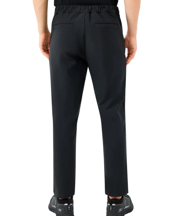 Skechers M Coated Slim Pant Siyah Erkek Eşofman Altı - 4