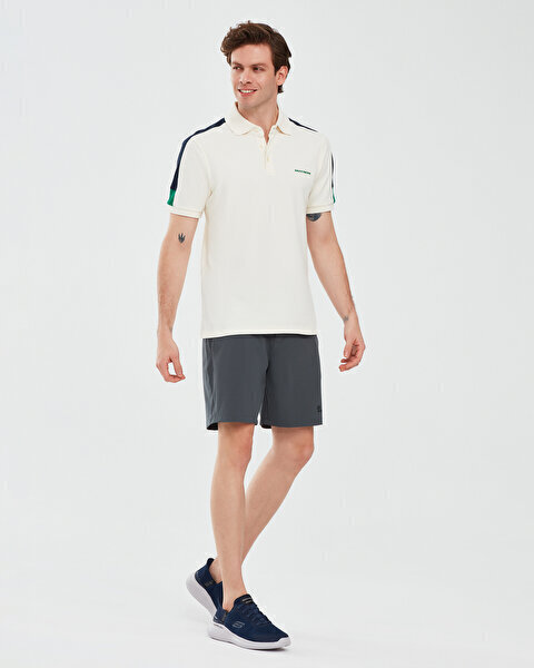 Skechers M Colorblock Beyaz Erkek Polo Tshirt - 4
