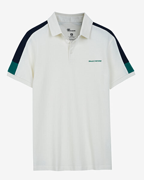 Skechers M Colorblock Beyaz Erkek Polo Tshirt - 5