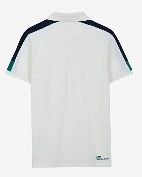 Skechers M Colorblock Beyaz Erkek Polo Tshirt - 6