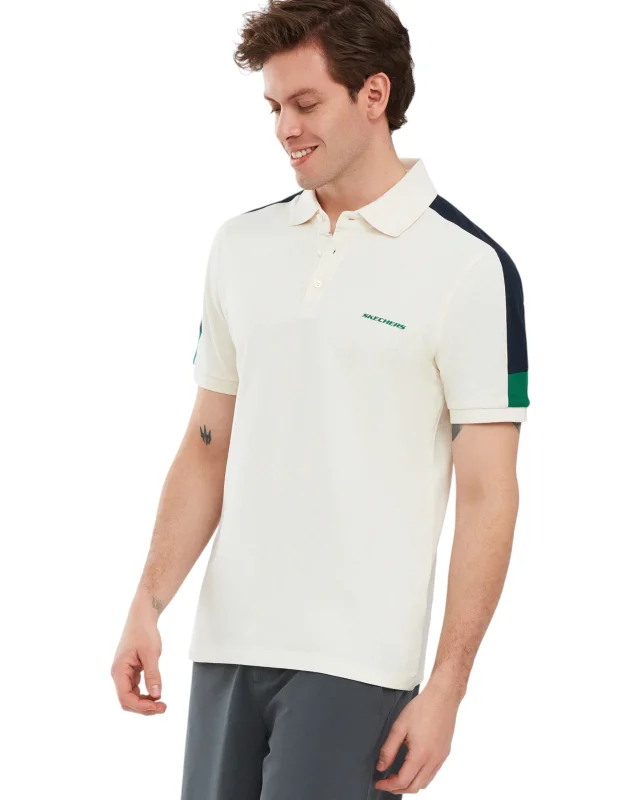 Skechers M Colorblock Beyaz Erkek Polo Tshirt - 2