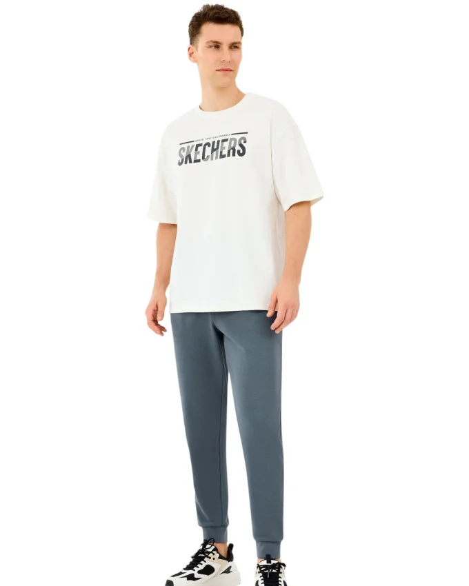Skechers M Essential Jogger Sweatpant Gri Erkek Eşofman Altı - 3