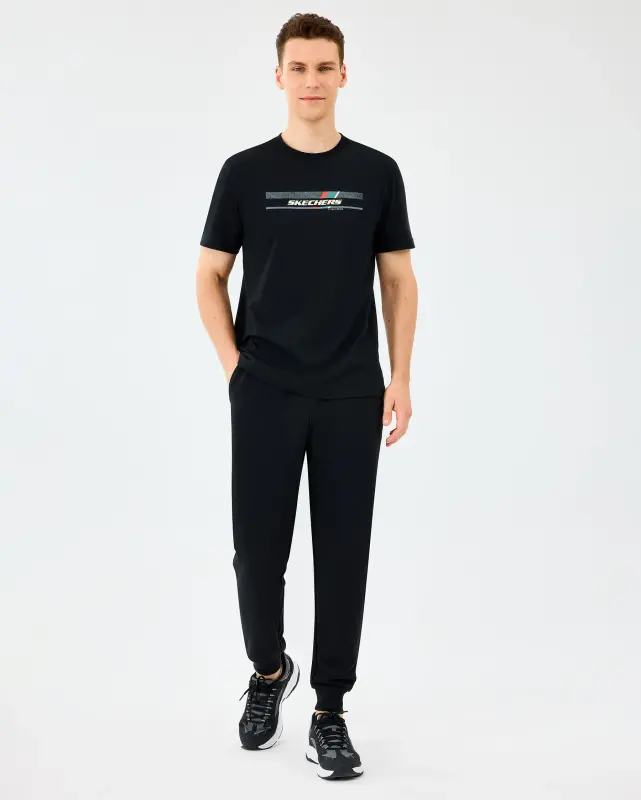 Skechers M Essential Jogger Sweatpant Siyah Erkek Eşofman Altı - 4