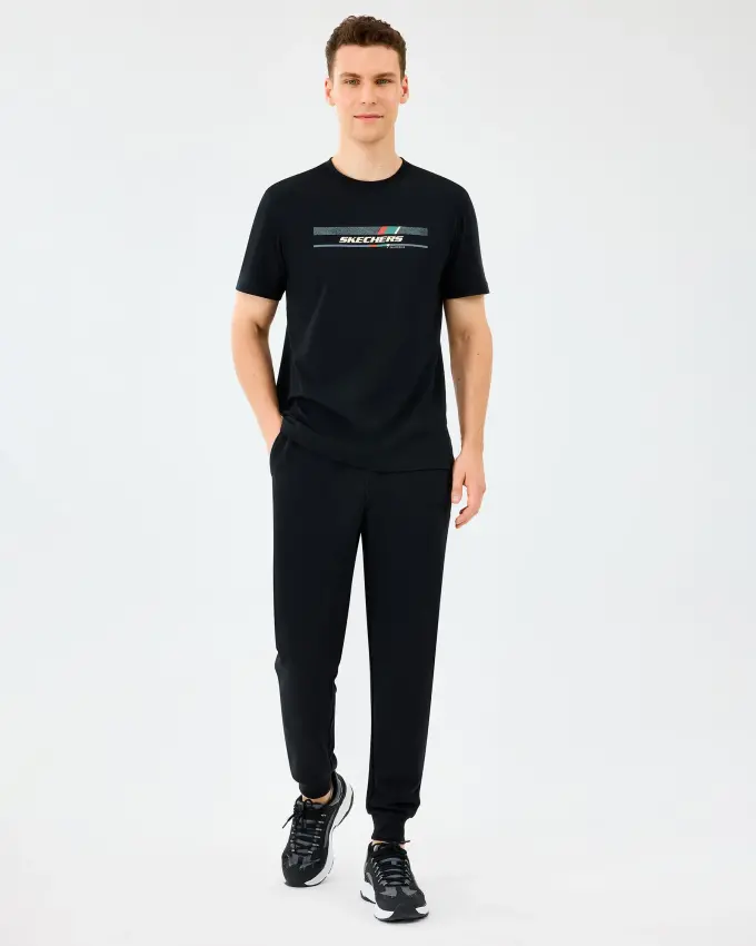 Skechers M Essential Jogger Sweatpant Siyah Erkek Eşofman Altı - 4