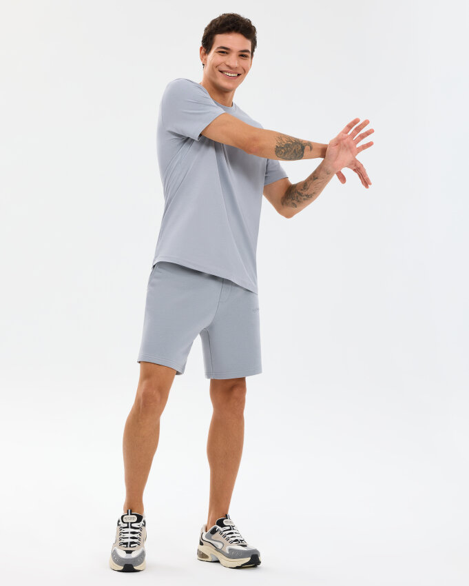 Skechers M Essential Sweat Short Gri Erkek Şort - 4