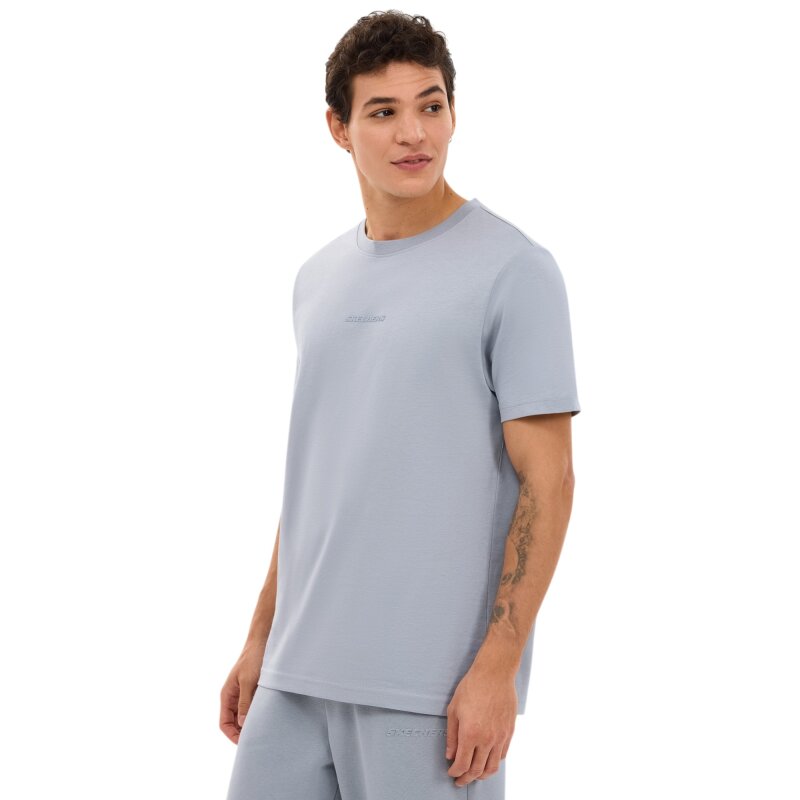 Skechers M Essential T-Shirt Gri Erkek Tshirt - 2