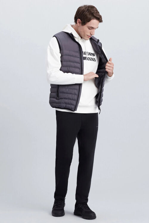 Skechers M Essential Vest Gri Erkek Yelek S202174-040 - 3