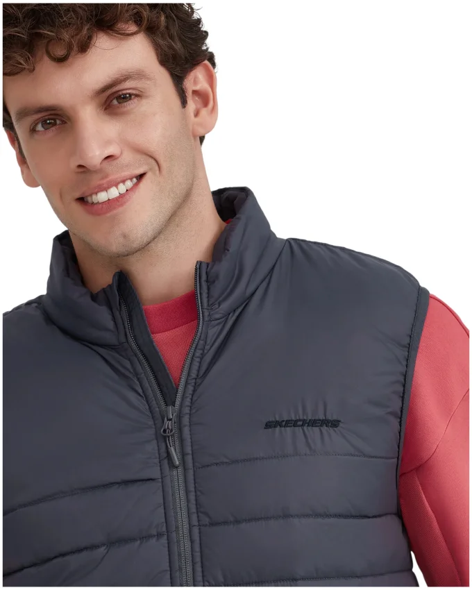 Skechers M Essential Vest Gri Erkek Yelek - 4