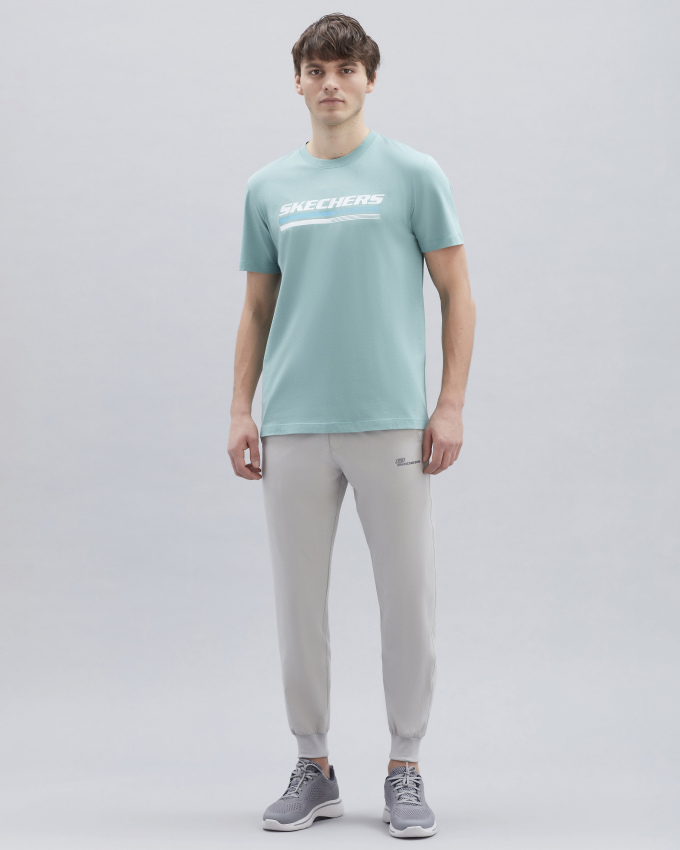 Skechers M Graphic Tee Big Logo T-Shirt Erkek Tshirt - 1