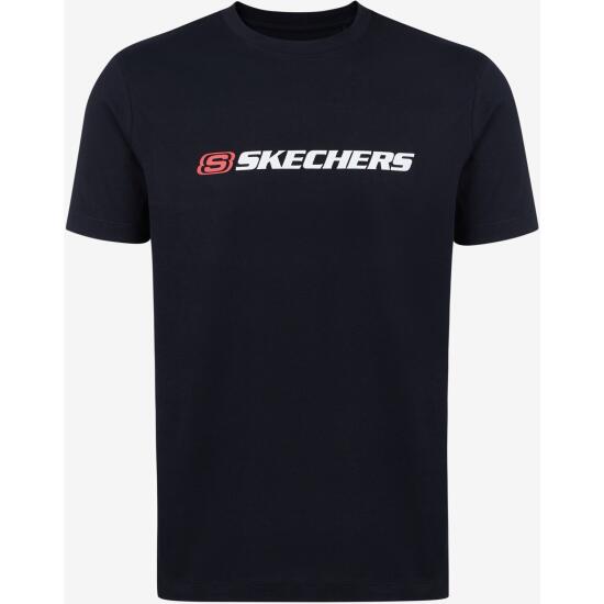 Skechers M Graphic Tee Big Logo T-Shirt SİYAH Erkek Tshirt - 3
