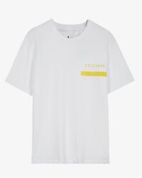 Skechers M Graphic Tee Chest Printed Pique T-Shirt BEYAZ Erkek Tshirt - 4