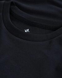 Skechers M Graphic Tee Chest Printed Pique T-Shirt SİYAH Erkek Tshirt - 9