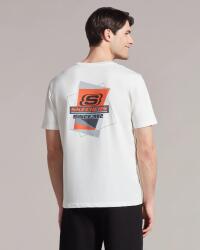 Skechers M Graphic Tee Crew Neck T-Shirt BEYAZ Erkek Tshirt - 6