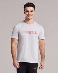 Skechers M Graphic Tee T-Shirt Gri Erkek Tshirt - 1