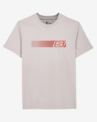 Skechers M Graphic Tee T-Shirt Gri Erkek Tshirt - 4