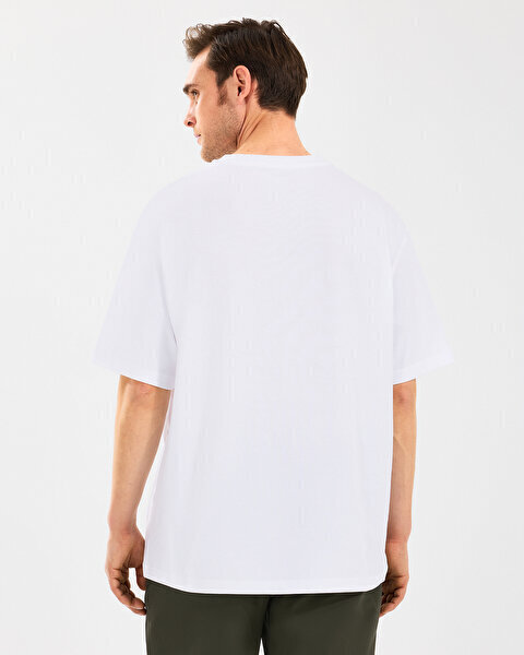 Skechers Heavyweight Graphic Beyaz Erkek Tshirt - 4