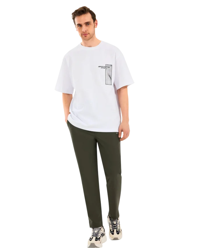 Skechers Heavyweight Graphic Beyaz Erkek Tshirt - 2