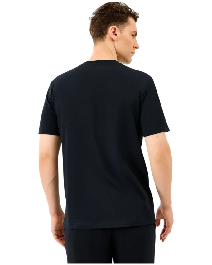 Skechers M Light FabricT-Shirt Siyah Erkek Tshirt - 3