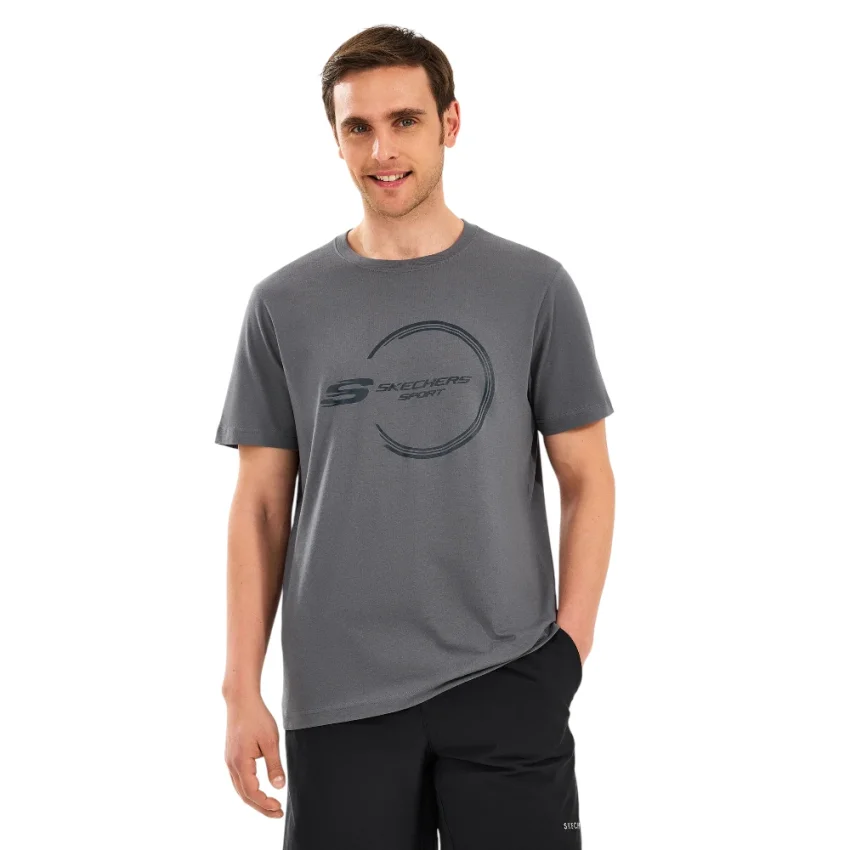 Skechers Lightweight Graphic Erkek Tshirt - 1