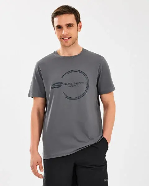 Skechers M Lightweight Graphic Tee T-Shirt Erkek Tshirt - Skechers