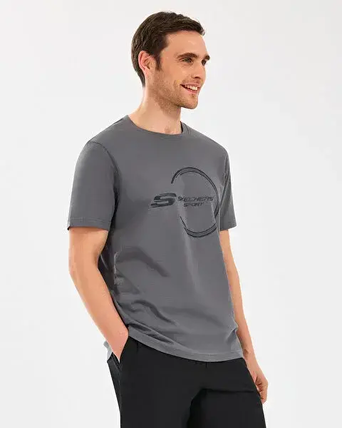 Skechers M Lightweight Graphic Tee T-Shirt Erkek Tshirt - 2