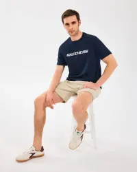 Skechers M Lightweight Graphic Tee T-Shirt Erkek Tshirt - 4