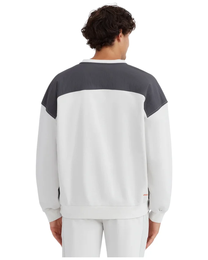 Skechers Fleece Crew Neck Gri Erkek Sweatshirt - 3