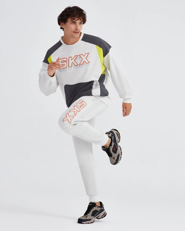 Skechers M LW Fleece Jogger Sweatpant Gri Erkek Eşofman Altı - 3