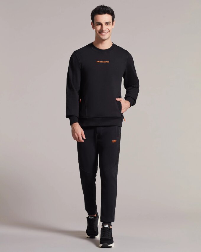 Skechers M LW Fleece Pop Up Detailed Jogger Sweatpant SİYAH Erkek Eşofman Altı - 2