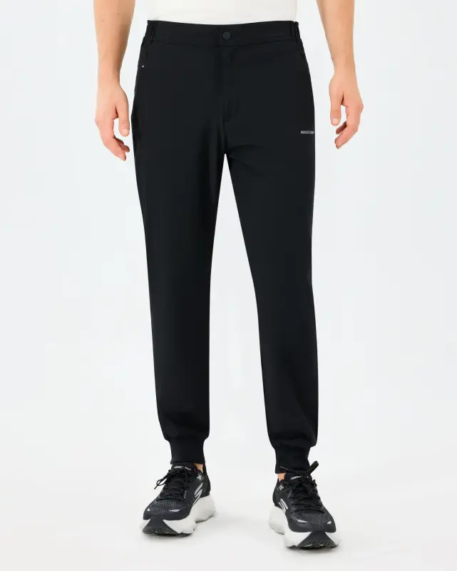 Skechers M Micro Coll. Side Zipper Jogger Fit Siyah Erkek Eşofman Altı - 1