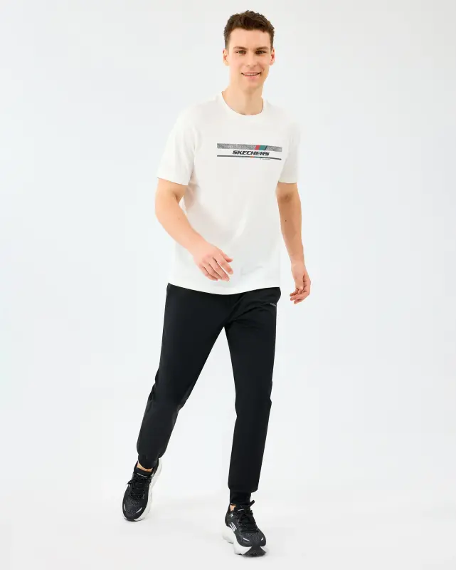 Skechers M Micro Coll. Side Zipper Jogger Fit Siyah Erkek Eşofman Altı - 5