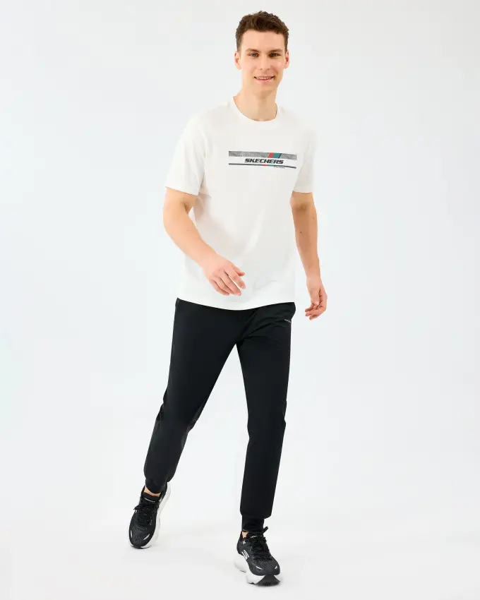 Skechers M Micro Coll. Side Zipper Jogger Fit Siyah Erkek Eşofman Altı - 5