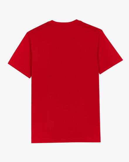 Skechers M New Basics Crew Neck T-Shirt KIRMIZI Erkek Tshirt - 5