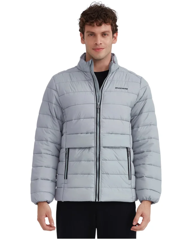 Skechers M Outerwear Padded Gri Erkek Mont - 1
