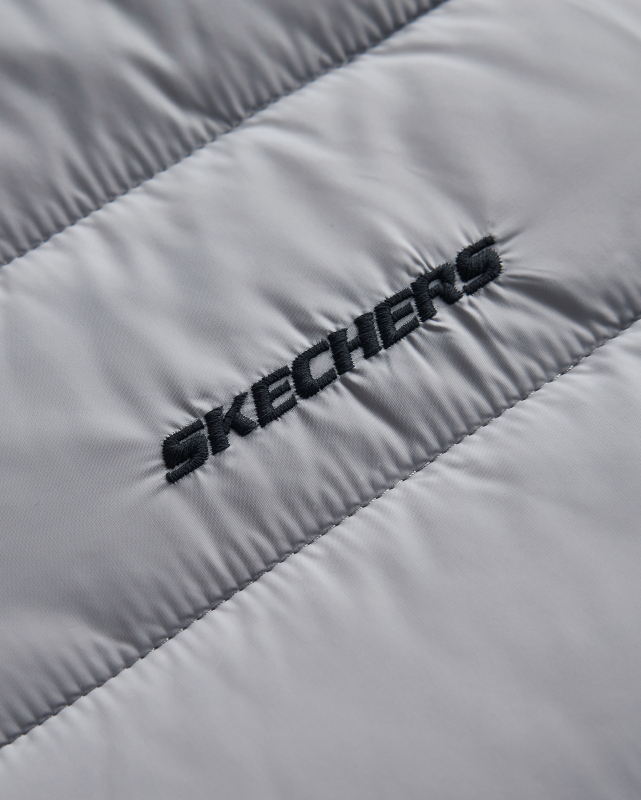 Skechers M Outerwear Padded Jacket Gri Erkek Mont - 4