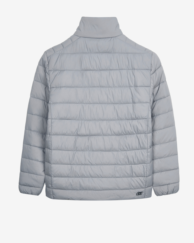 Skechers M Outerwear Padded Jacket Gri Erkek Mont - 5