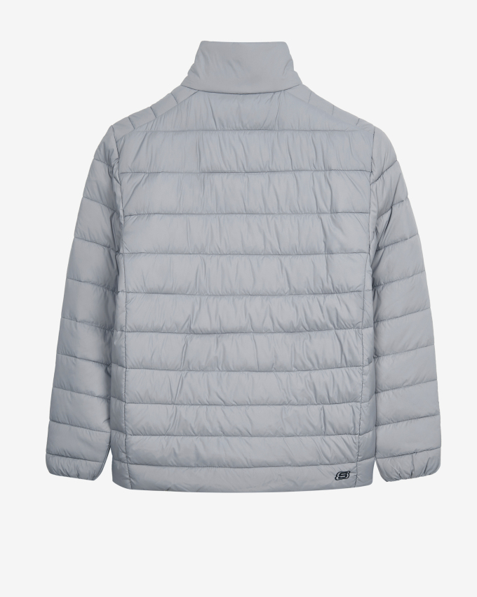 Skechers M Outerwear Padded Jacket Gri Erkek Mont - 5