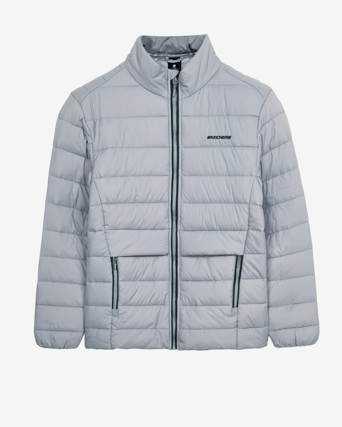 Skechers M Outerwear Padded Jacket Gri Erkek Mont - 6