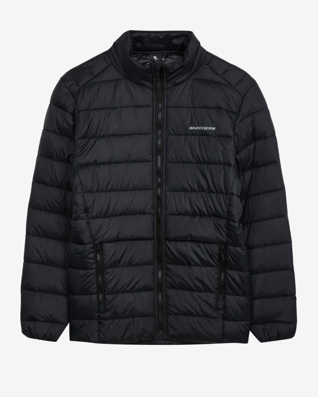 Skechers M Outerwear Padded Jacket SİYAH Erkek Mont - 4