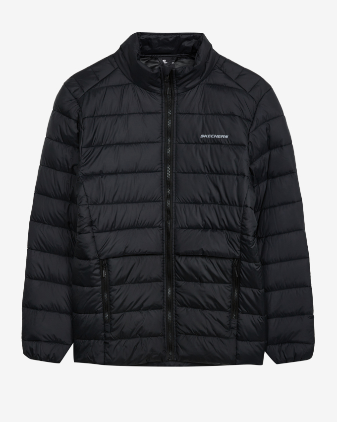Skechers M Outerwear Padded Jacket SİYAH Erkek Mont - 4