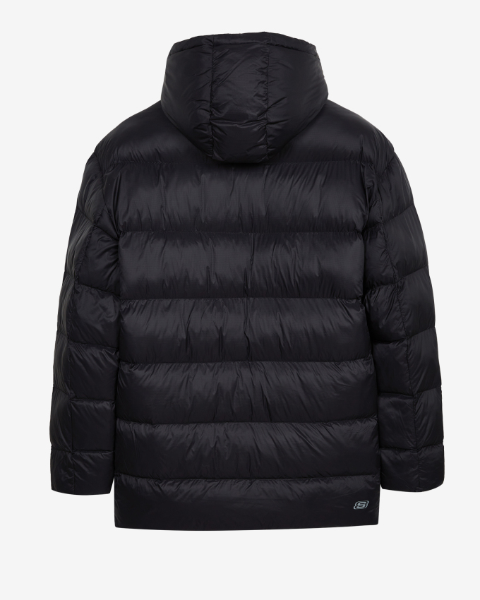 Skechers M Outerwear Padded Jacket SİYAH Erkek Mont - 6