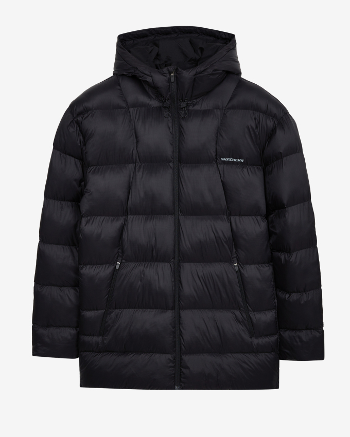 Skechers M Outerwear Padded Jacket SİYAH Erkek Mont - 7