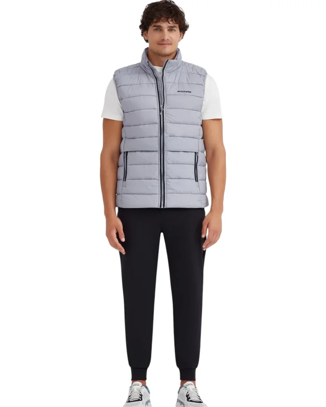 Skechers M Outerwear Padded Vest Gri Erkek Yelek - 5