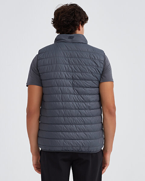 Skechers M Outerwear Padded Vest SİYAH Erkek Yelek - 2