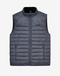 Skechers M Outerwear Padded Vest SİYAH Erkek Yelek - 5
