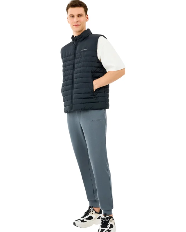 Skechers M Outerwear Polar Lining Paded Vest Siyah Erkek Yelek - 4
