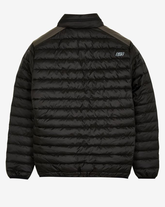Skechers M Panel Turtle Neck Jacket SİYAH Erkek Mont - 2