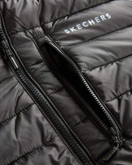 Skechers M Panel Turtle Neck Jacket SİYAH Erkek Mont - 2