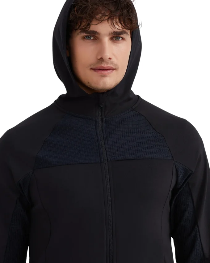 Skechers M Performance Coll. Full Zip SİYAH Erkek Eşofman Üstü - 3